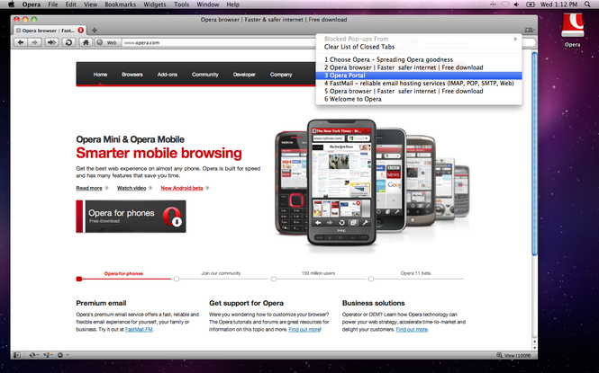 Opera Web Browser For Mac